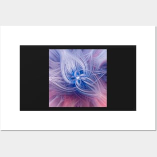 Blue Flower | In the universe we see wonderful things Posters and Art